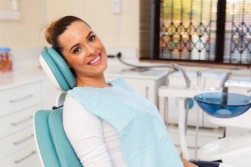 holistic dentist lake oswego | woman at dentist