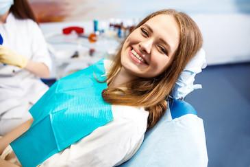 dental bonding lake oswego | patient at dentist