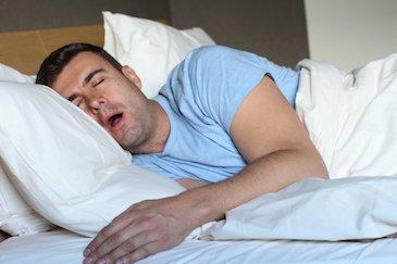 laser treatment lake oswego | man snoring